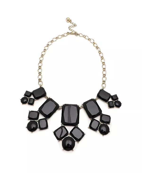 Женское позолоченное дизайнерское ожерелье с камнями Sohi, black
Женское позолоченное дизайнерское ожерелье с камнями Sohi, black