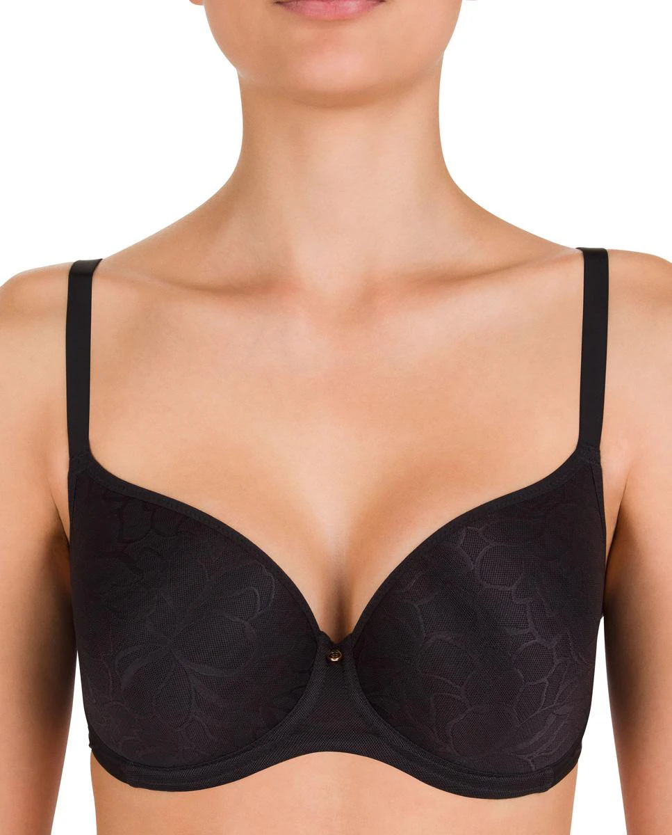 Бюстгальтер на косточках Spacer и черным кружевом Conturelle, чёрный
Бюстгальтер на косточках Spacer и черным кружевом Conturelle, чёрный