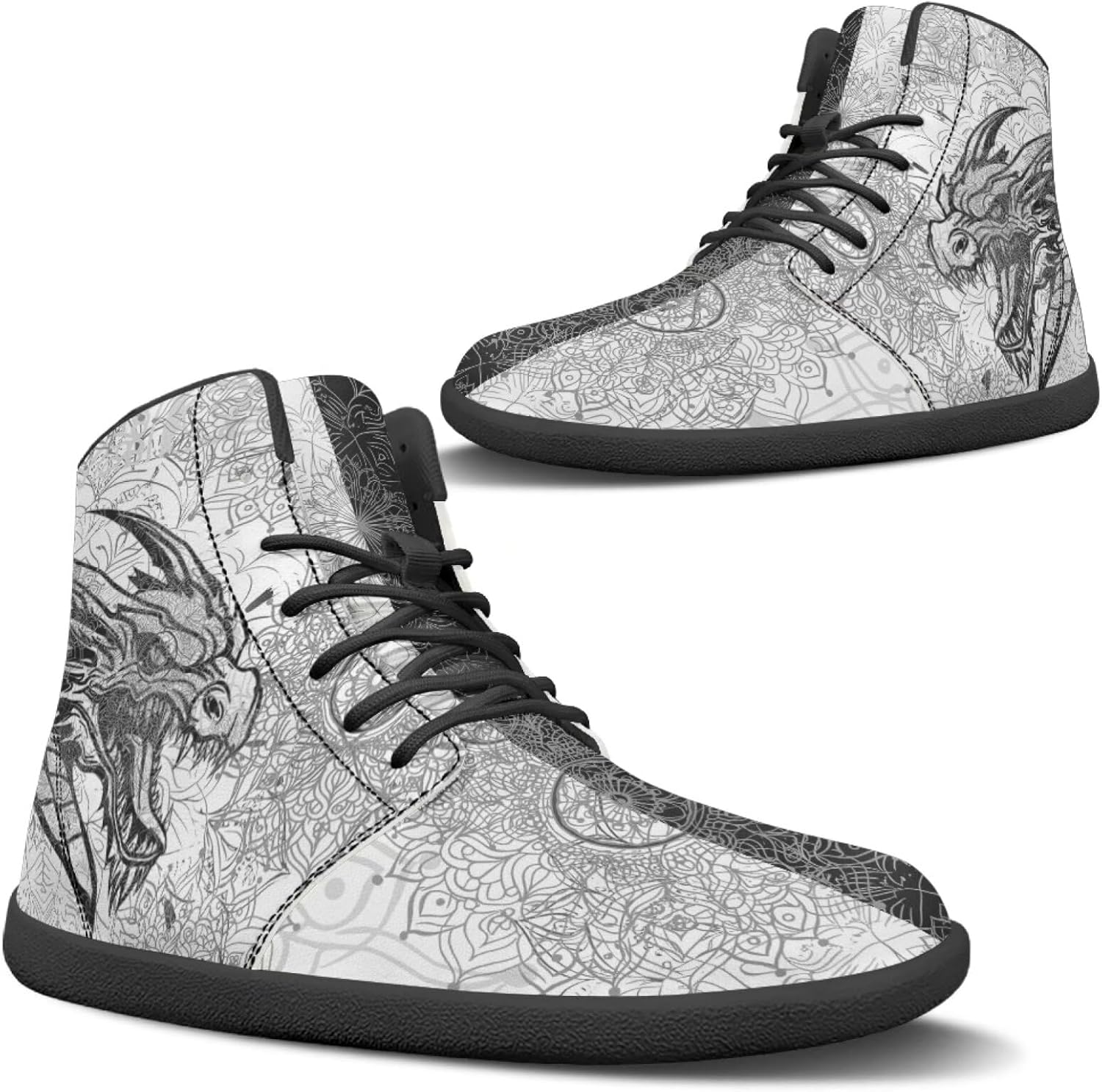 Кроссовки Binienty Barefoot Minimalist для мужчин и женщин с широким носком, кросс-тренер, без подъема, на шнуровке, Dragonhead Mandala
Кроссовки Binienty Barefoot Minimalist для мужчин и женщин с широким носком, кросс-тренер, без подъема, на шнуровке, Dragonhead Mandala