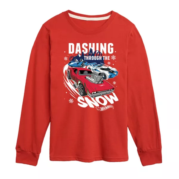 Футболка с длинным рукавом и принтом для мальчиков 8-20 лет «Ловко по снегу» Hot Wheels, красный
Футболка с длинным рукавом и принтом для мальчиков 8-20 лет «Ловко по снегу» Hot Wheels, красный