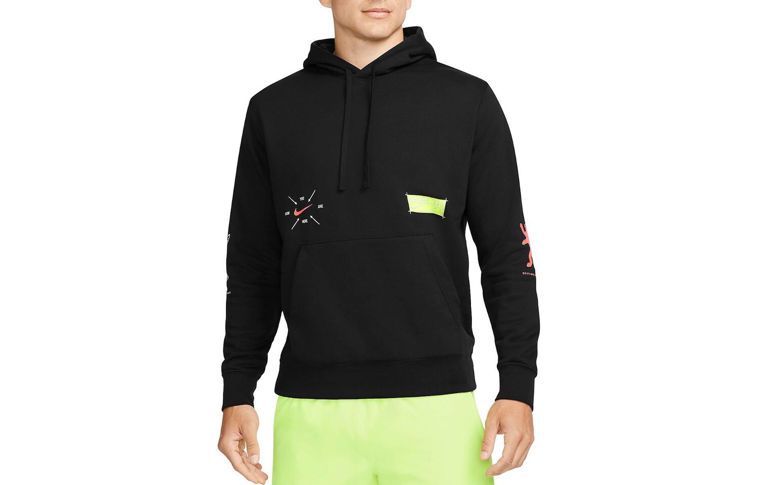 Толстовка мужская черная Nike, черный
Толстовка мужская черная Nike, черный