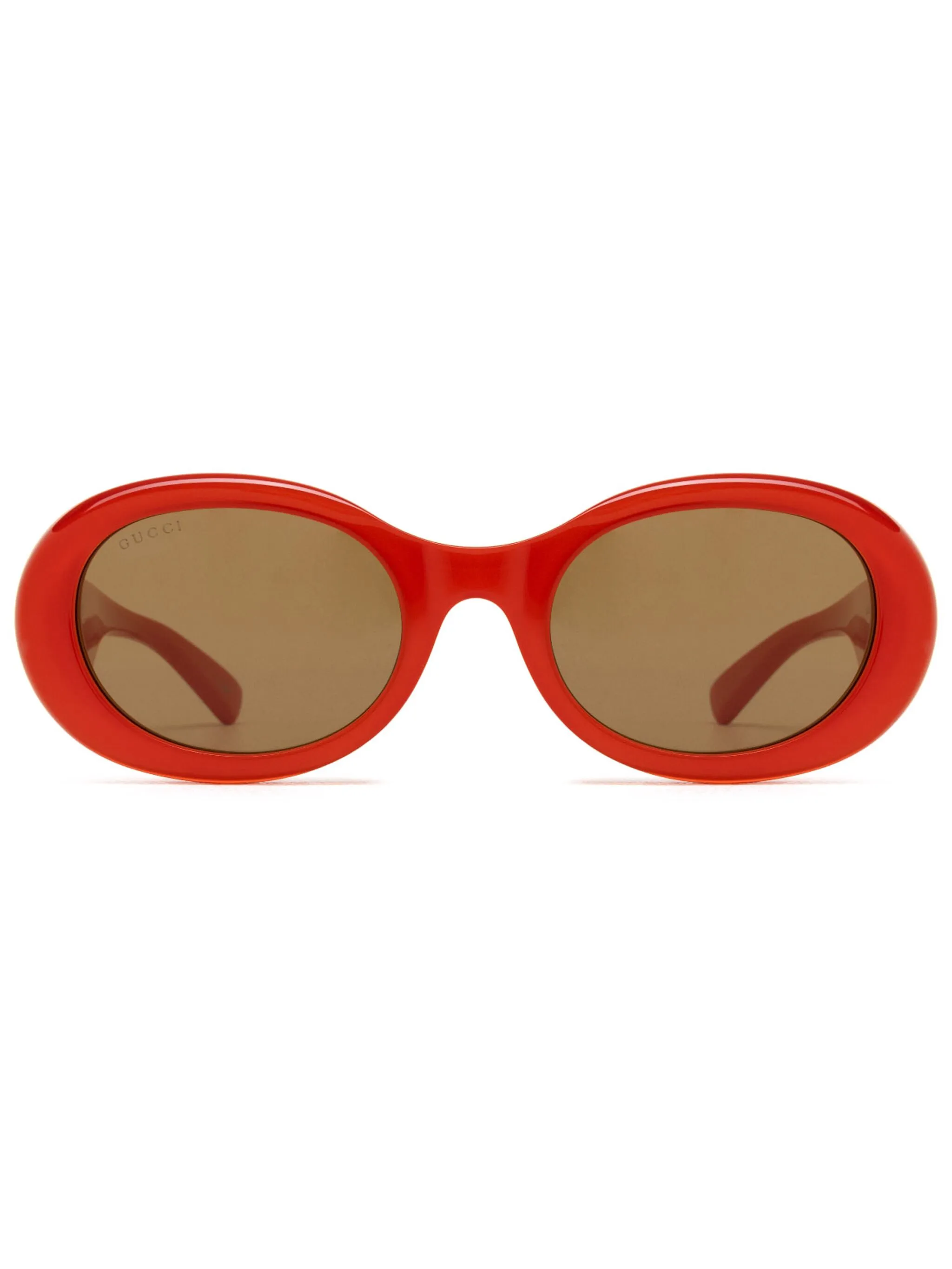 Солнцезащитные очки в овальной оправе Gucci Eyewear, оранжевый
Солнцезащитные очки в овальной оправе Gucci Eyewear, оранжевый