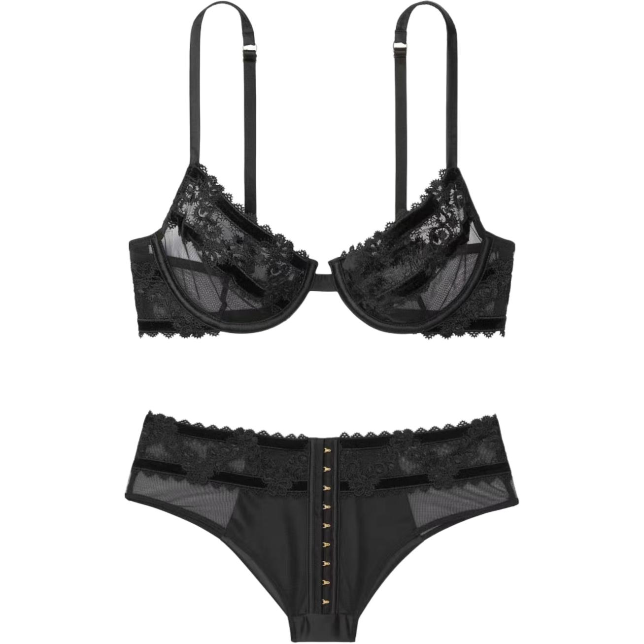 Victoria's Secret Женский комплект нижнего белья черный
Victoria's Secret Женский комплект нижнего белья черный