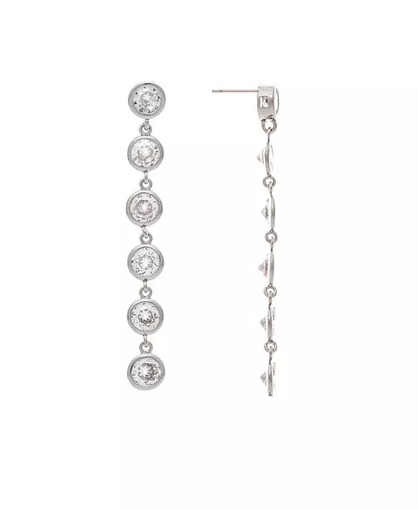 Серьги-Подвески с кубическим цирконием в родиевой оправе Rivka Friedman, silver
Серьги-Подвески с кубическим цирконием в родиевой оправе Rivka Friedman, silver