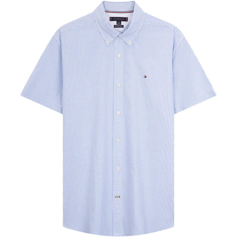 Рубашка мужская светло-голубая с белыми полосками Tommy Hilfiger, голубой/белый
Рубашка мужская светло-голубая с белыми полосками Tommy Hilfiger, голубой/белый