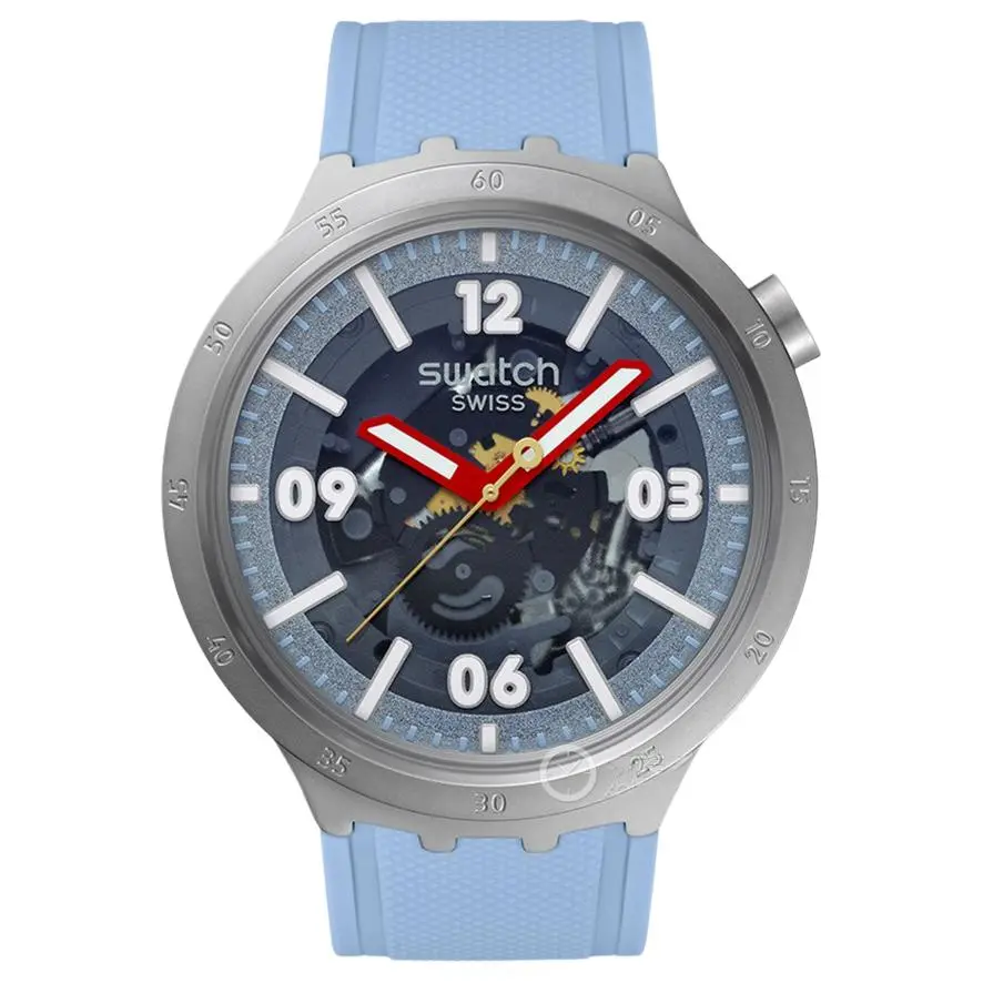 Часы мужские кварцевый механизм коллекция essentials 47 мм скелетонизированный циферблат корпус из нержавеющей стали ремешок silicone SWATCH
Часы мужские кварцевый механизм коллекция essentials 47 мм скелетонизированный циферблат корпус из нержавеющей стали ремешок silicone SWATCH