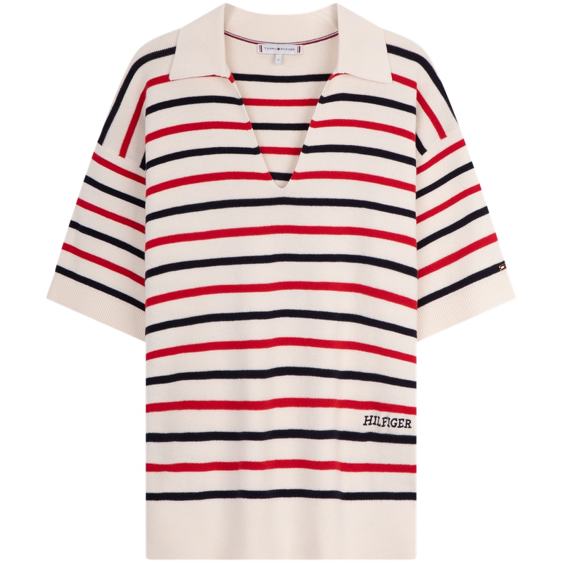 Топ Stripe Short Sleeved Polo Jumper Tommy Hilfiger, синий/красный/бежевый/белый
Топ Stripe Short Sleeved Polo Jumper Tommy Hilfiger, синий/красный/бежевый/белый