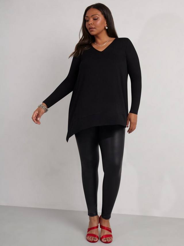 Изящный топ из джерси с изгибами Live Unlimited, черный
Изящный топ из джерси с изгибами Live Unlimited, черный