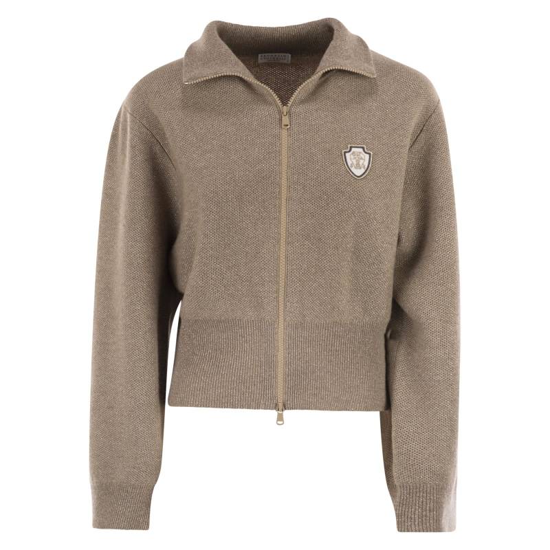 Свитшот кардиган вязаный Brunello Cucinelli, хаки
Свитшот кардиган вязаный Brunello Cucinelli, хаки