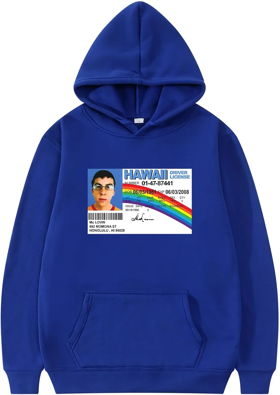 Толстовка McLovin ID для мужчин, классическая, мягкая TPTITGC
Толстовка McLovin ID для мужчин, классическая, мягкая TPTITGC