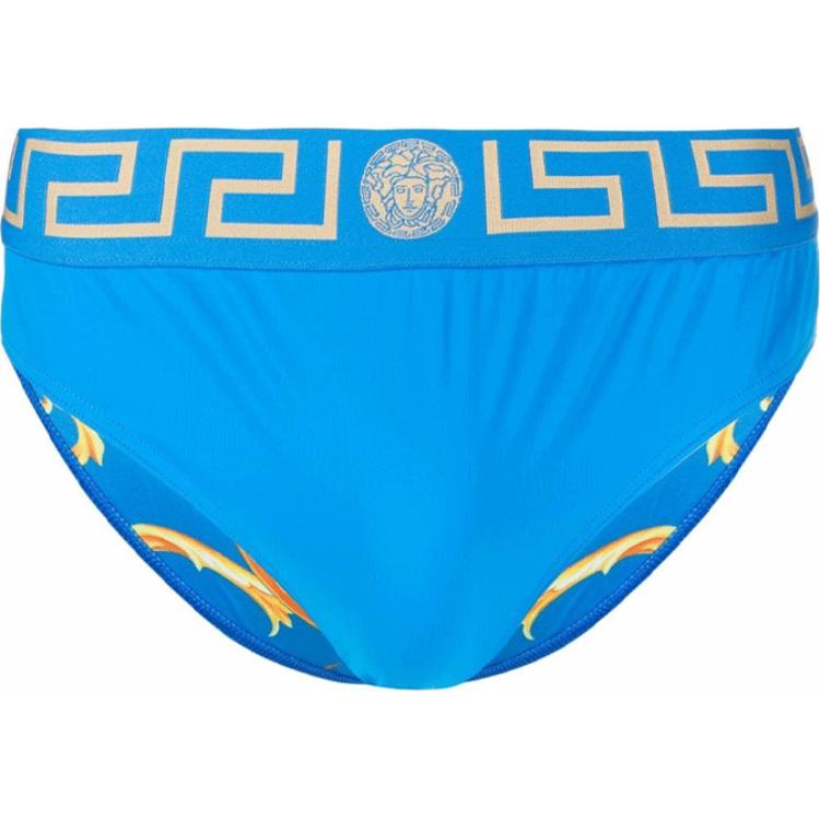 Плавки Greca с каймой VERSACE, синий
Плавки Greca с каймой VERSACE, синий