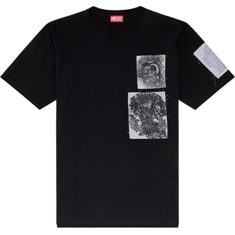 Футболка DIESEL T Boxt Slits Q10, черная
Футболка DIESEL T Boxt Slits Q10, черная