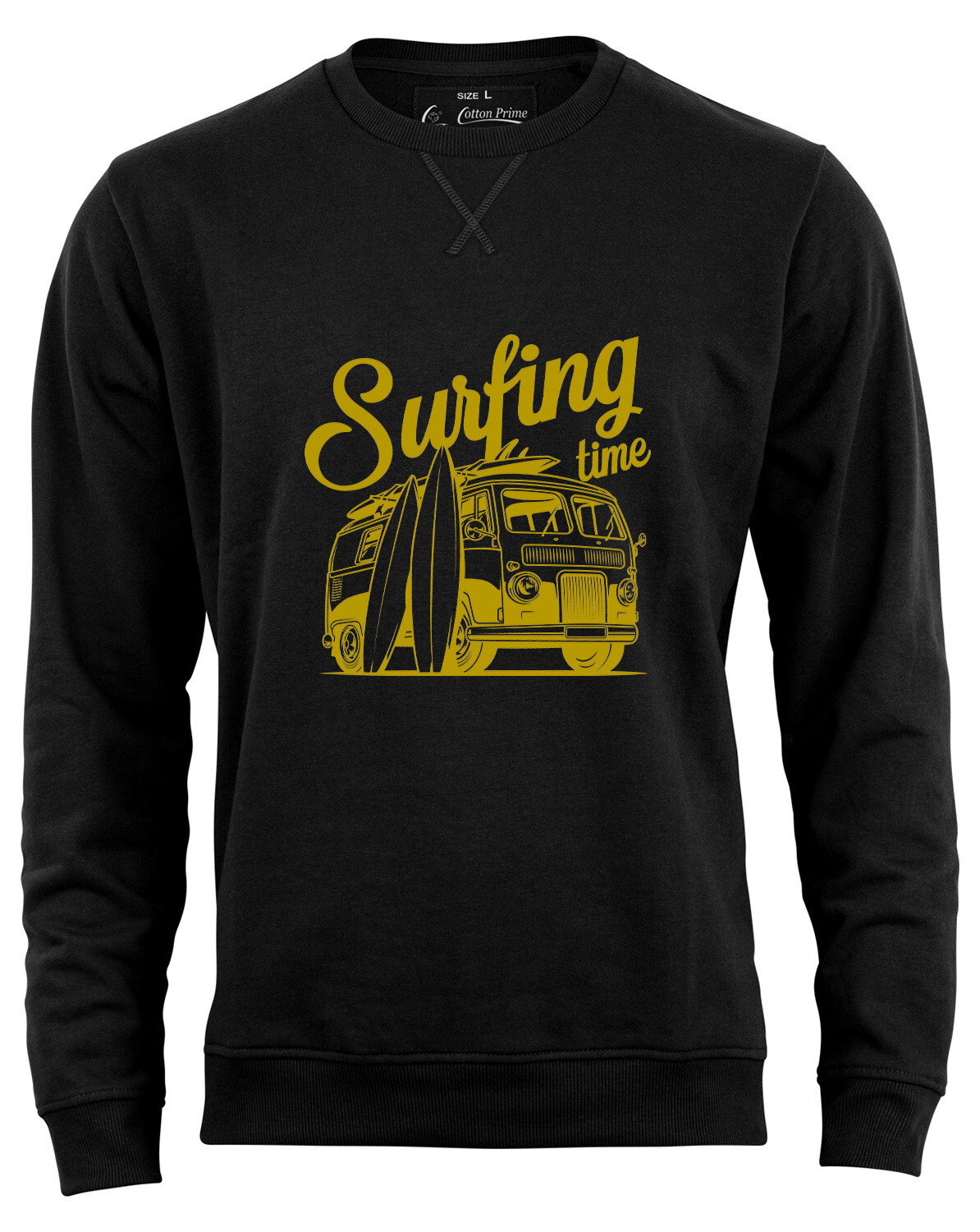 Толстовка Cotton Prime Surfing Time, черный 
Толстовка Cotton Prime Surfing Time, черный