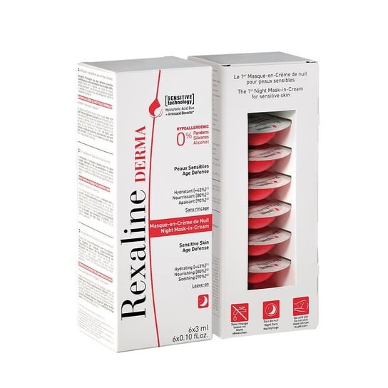 Успокаивающая и питательная ночная маска в креме, 6x3 мл Rexaline, Derma Night Mask-In-Cream
Успокаивающая и питательная ночная маска в креме, 6x3 мл Rexaline, Derma Night Mask-In-Cream