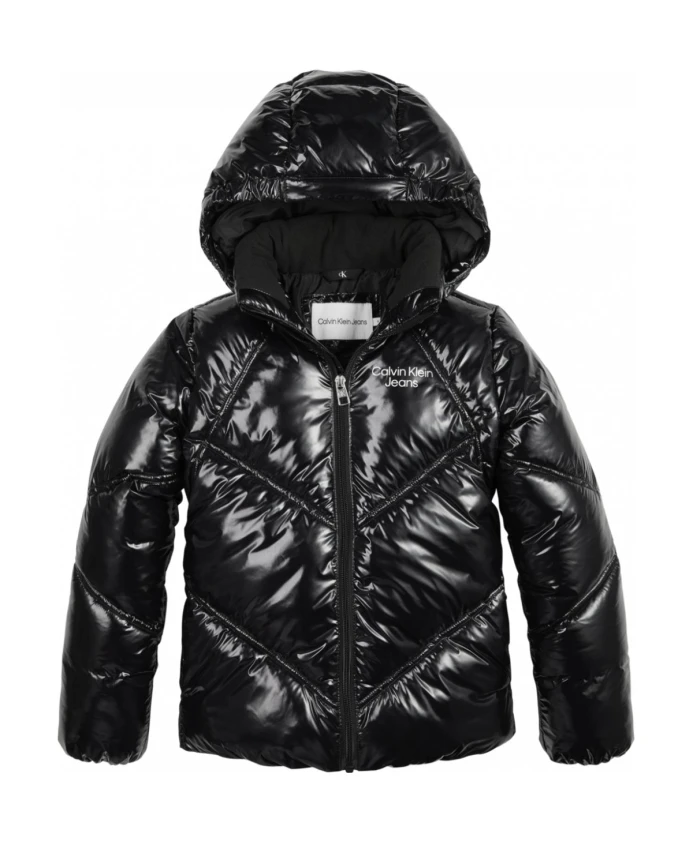 Блестящая куртка с капюшоном Calvin Klein, черный
Блестящая куртка с капюшоном Calvin Klein, черный