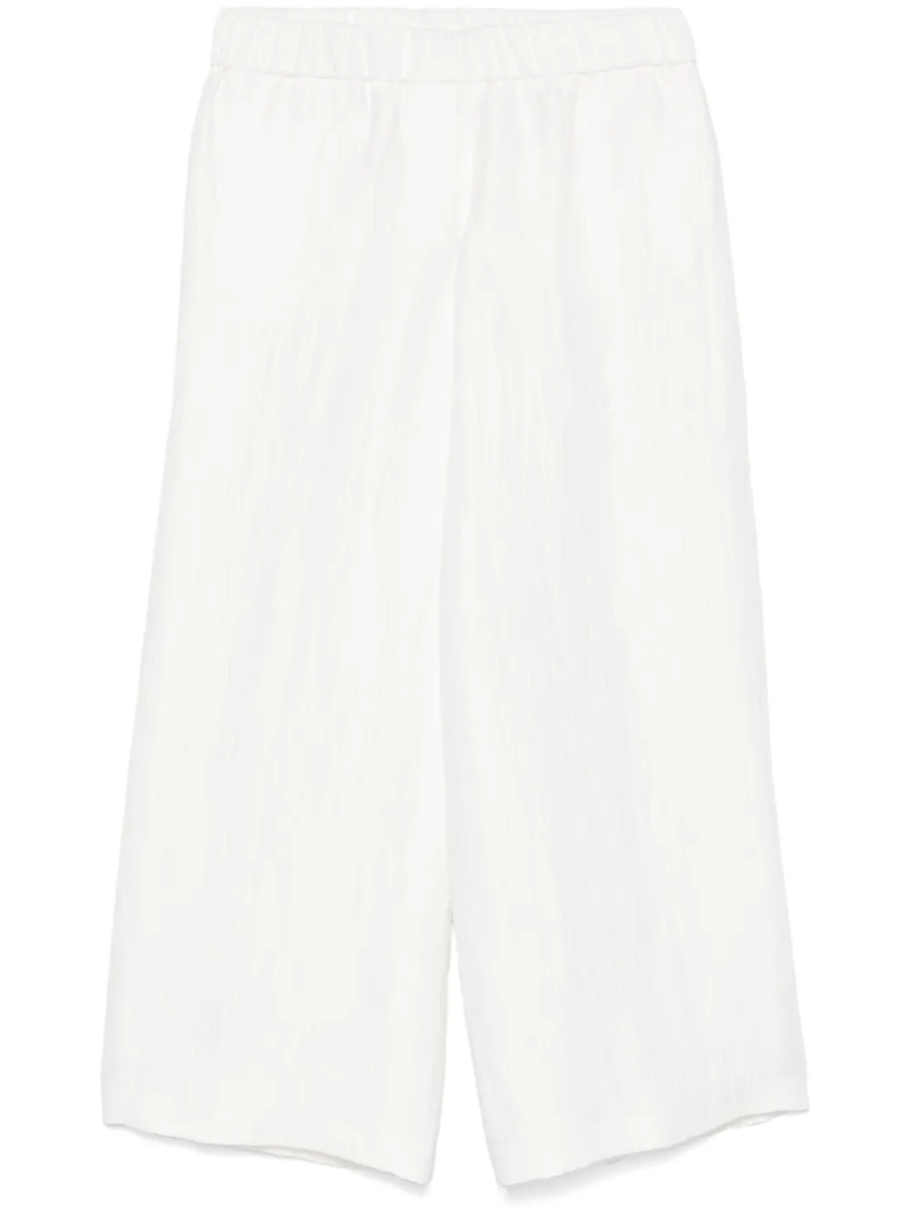 Peserico брюки палаццо с жатым эффектом, белый 
Peserico брюки палаццо с жатым эффектом, белый