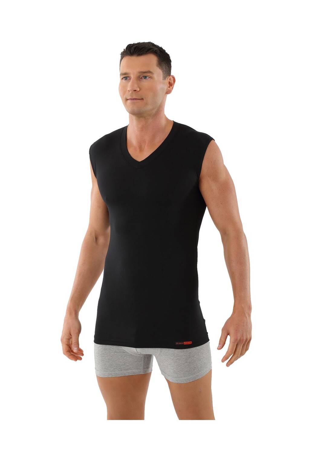 Майка с V-образным вырезом, дышащая, без рукавов Albertkreuz, черный
Майка с V-образным вырезом, дышащая, без рукавов Albertkreuz, черный