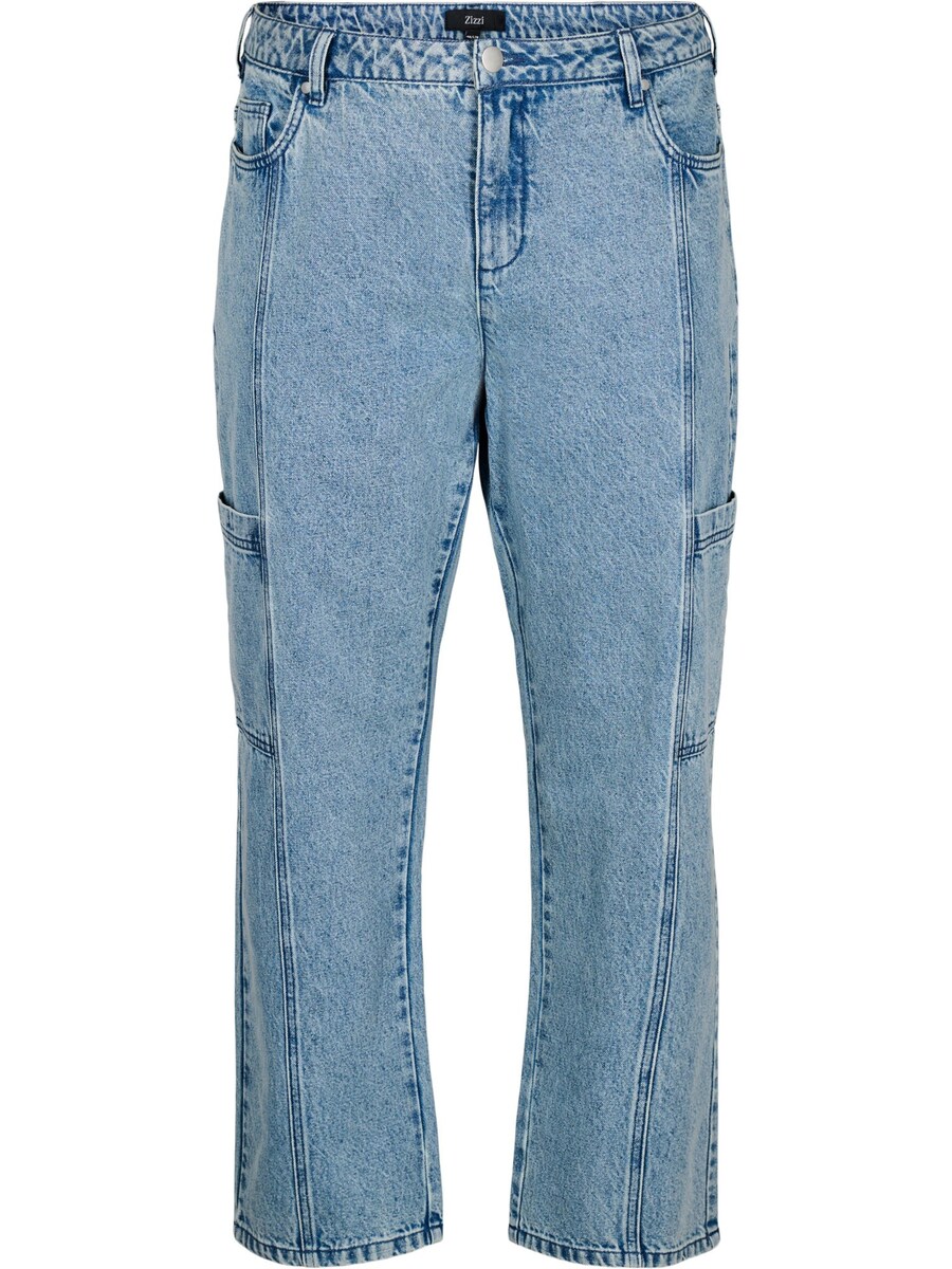 Джинсы с широкими штанинами Zizzi, светло-синий
Джинсы с широкими штанинами Zizzi, светло-синий