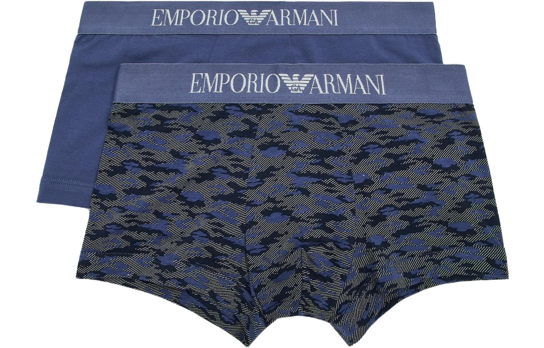 Мужские трусы-боксеры EMPORIO ARMANI, 2 Pack (синий фиолетовый+Camouflage синий)
Мужские трусы-боксеры EMPORIO ARMANI, 2 Pack (синий фиолетовый+Camouflage синий)