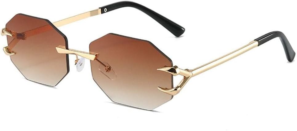 Фотографии Аксессуары Прозрачные безободковые прямоугольные солнцезащитные очки UV400 Дорожные очки с линзами для океана Солнцезащитные очки Очки для вечеринок Солнцезащитные очки, коричневые, цельные HYYZZC, Brown
Фотографии Аксессуары Прозрачные безободковые прямоугольные солнцезащитные очки UV400 Дорожные очки с линзами для океана Солнцезащитные очки Очки для вечеринок Солнцезащитные очки, коричневые, цельные HYYZZC, Brown