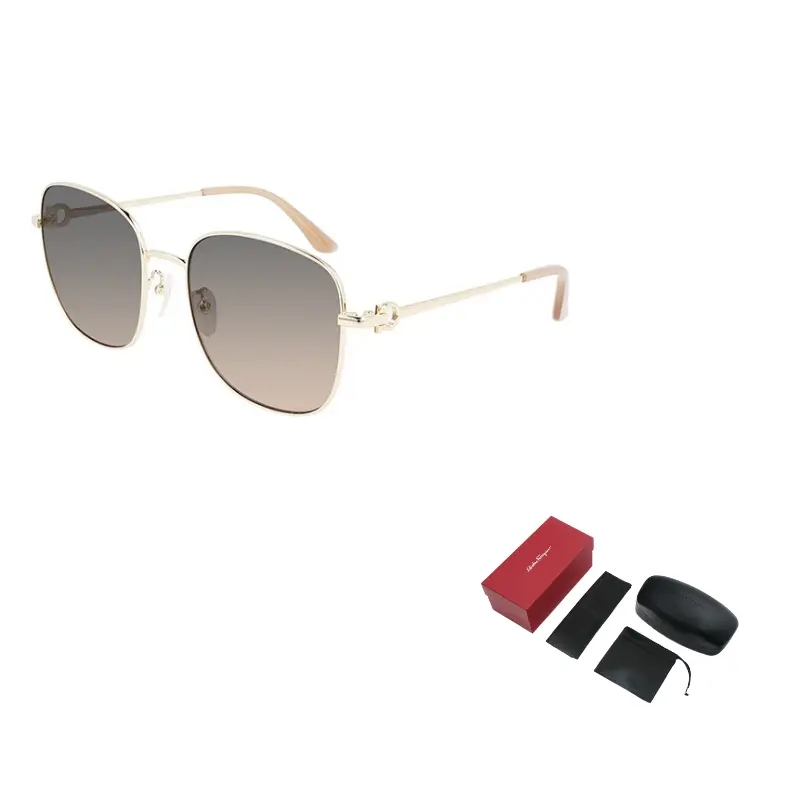 Ferragamo Металлические квадратные солнцезащитные очки унисекс золотые, 717
Ferragamo Металлические квадратные солнцезащитные очки унисекс золотые, 717