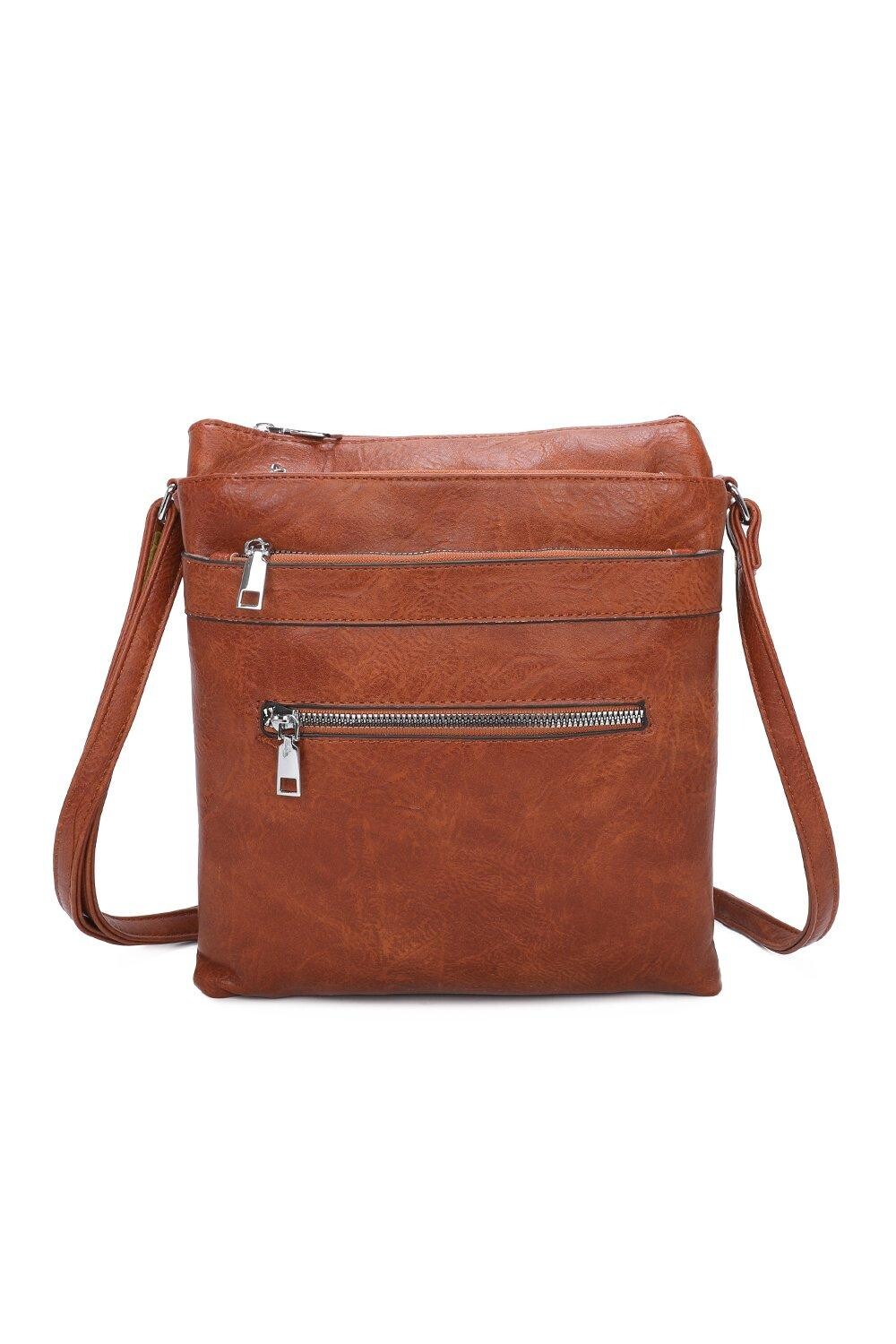 Сумка-мессенджер Tiguna из искусственной кожи с тремя карманами Fontanella Fashion, коричневый
Сумка-мессенджер Tiguna из искусственной кожи с тремя карманами Fontanella Fashion, коричневый