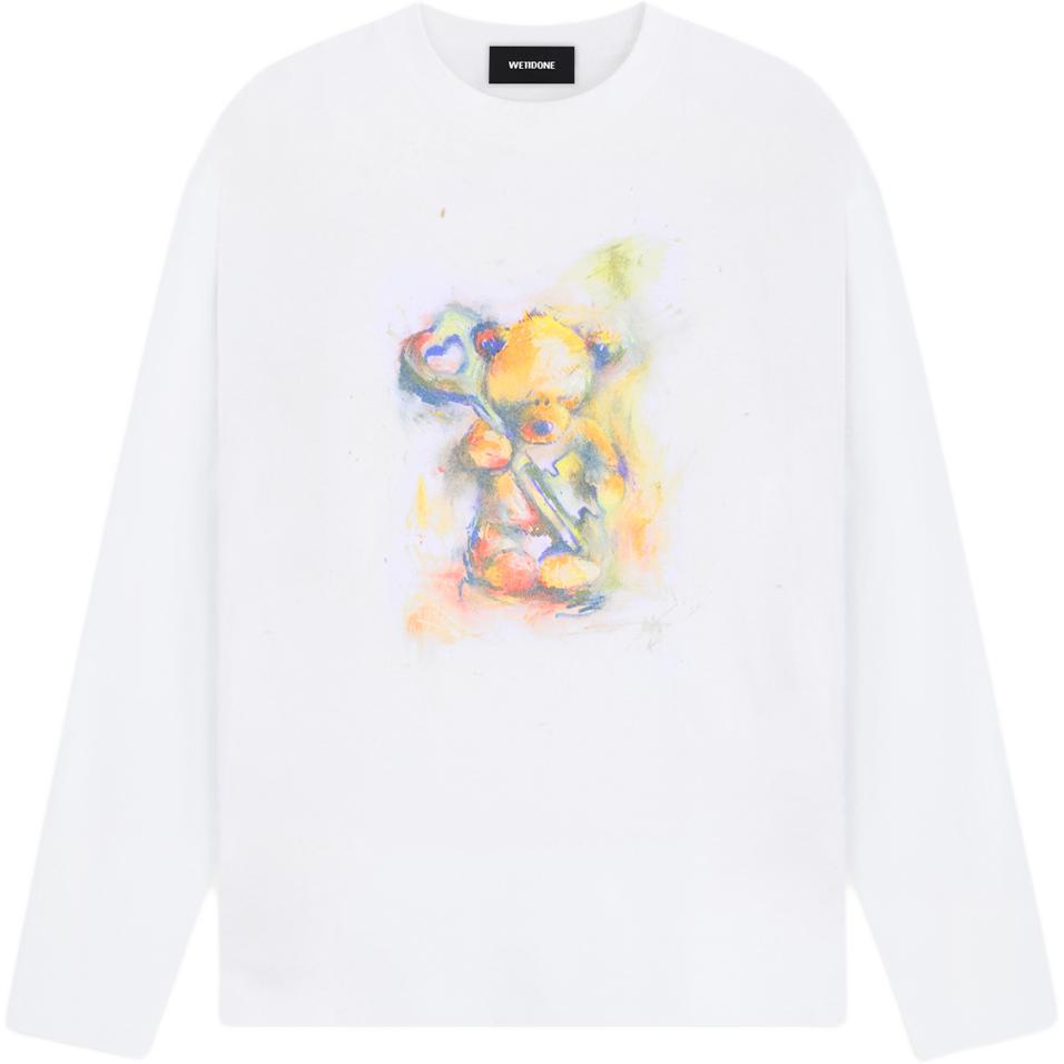 Футболка с плюшевым мишкой WE11DONE, белый
Футболка с плюшевым мишкой WE11DONE, белый