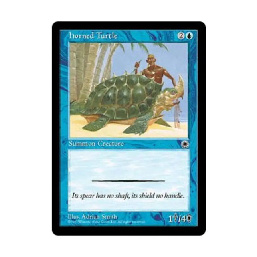 CCG Рогатая черепаха (С), MTG - Portal 
CCG Рогатая черепаха (С), MTG - Portal