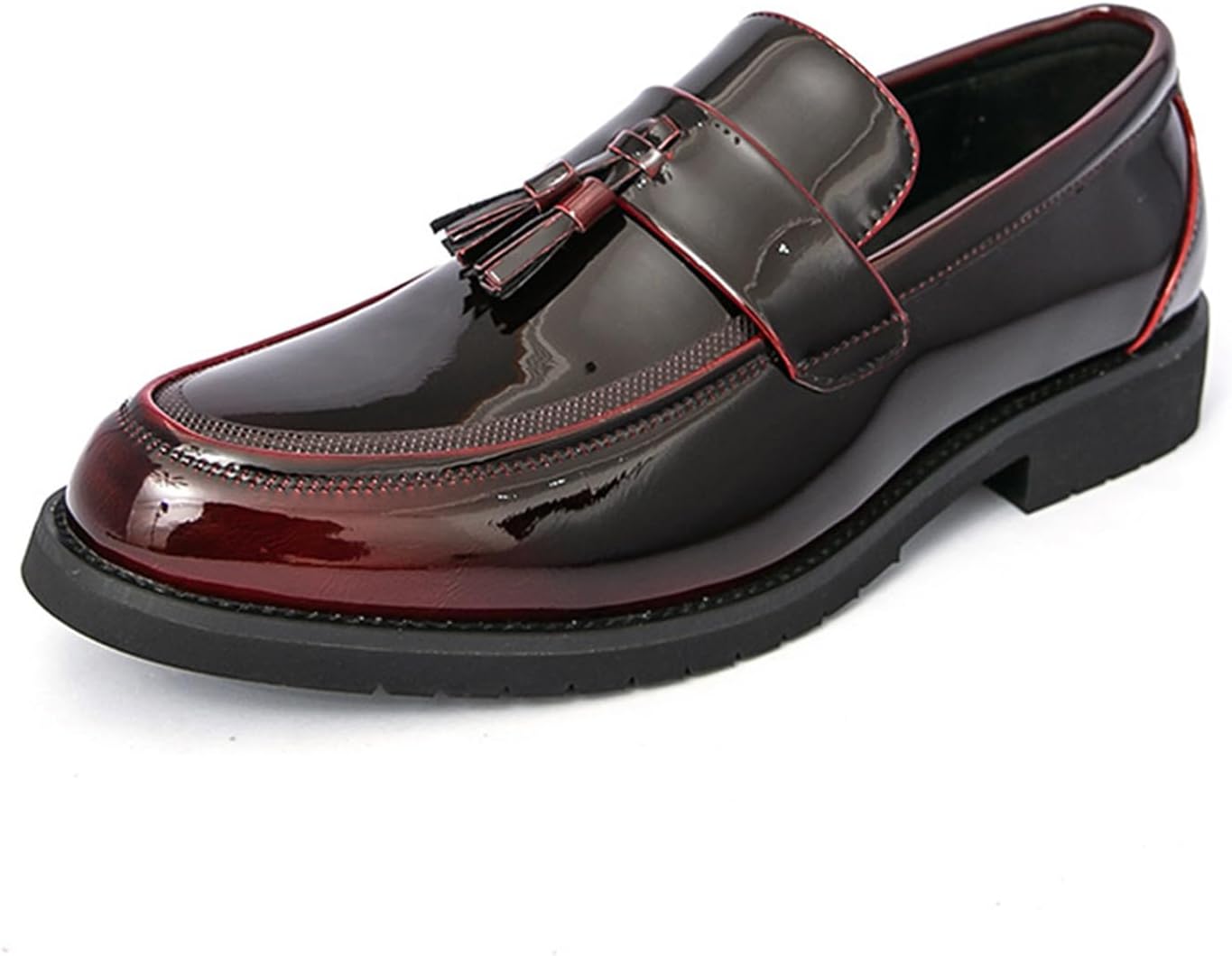 Мужские лоферы на ленивую пятку из лакированной кожи с модной кисточкой, мокасины для повседневного и делового гардероба Bzikbge, красный
Мужские лоферы на ленивую пятку из лакированной кожи с модной кисточкой, мокасины для повседневного и делового гардероба Bzikbge, красный