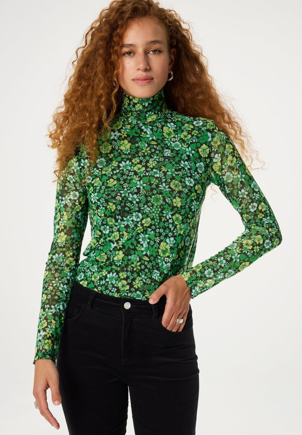 Топ с длинными рукавами JANE Fabienne Chapot, зеленый 
Топ с длинными рукавами JANE Fabienne Chapot, зеленый