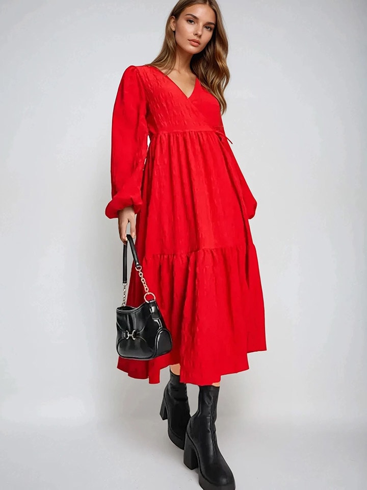 Длинное платье Monki, красный
Длинное платье Monki, красный