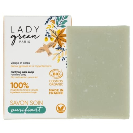Lady Green Care очищающее мыло для лица и тела 100 г Ladygreen
Lady Green Care очищающее мыло для лица и тела 100 г Ladygreen