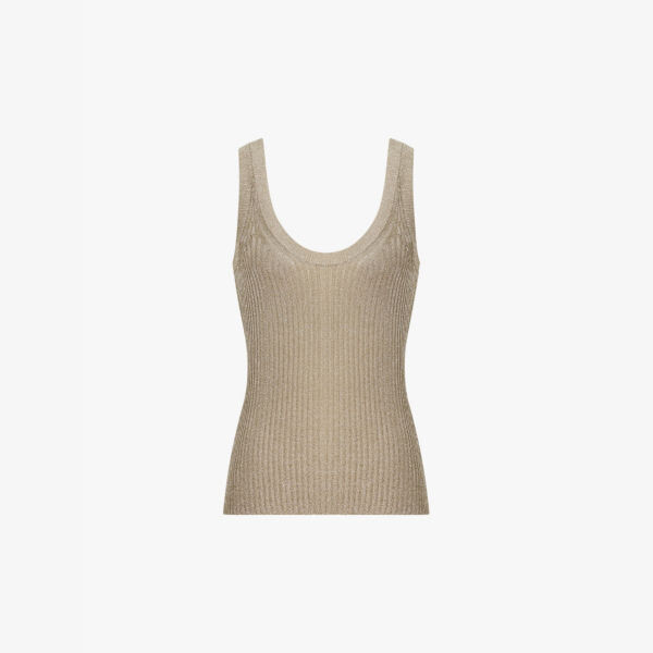 Жилет Imogen с металлическим узором и круглым вырезом Reiss, золотой
Жилет Imogen с металлическим узором и круглым вырезом Reiss, золотой