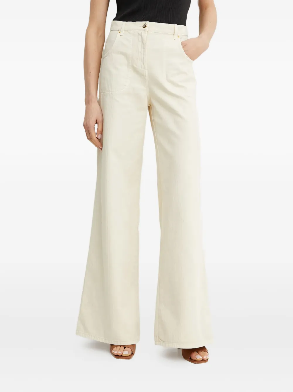 Джинсы с узором в елочку Luisa Spagnoli, нейтральный
Джинсы с узором в елочку Luisa Spagnoli, нейтральный