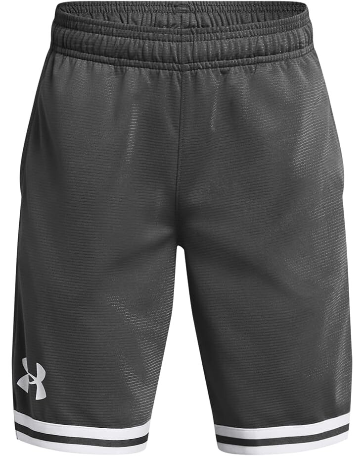 Шорты Under Armour Kids Perimeter Basketball Shorts, цвет Castlerock/White
Шорты Under Armour Kids Perimeter Basketball Shorts, цвет Castlerock/White