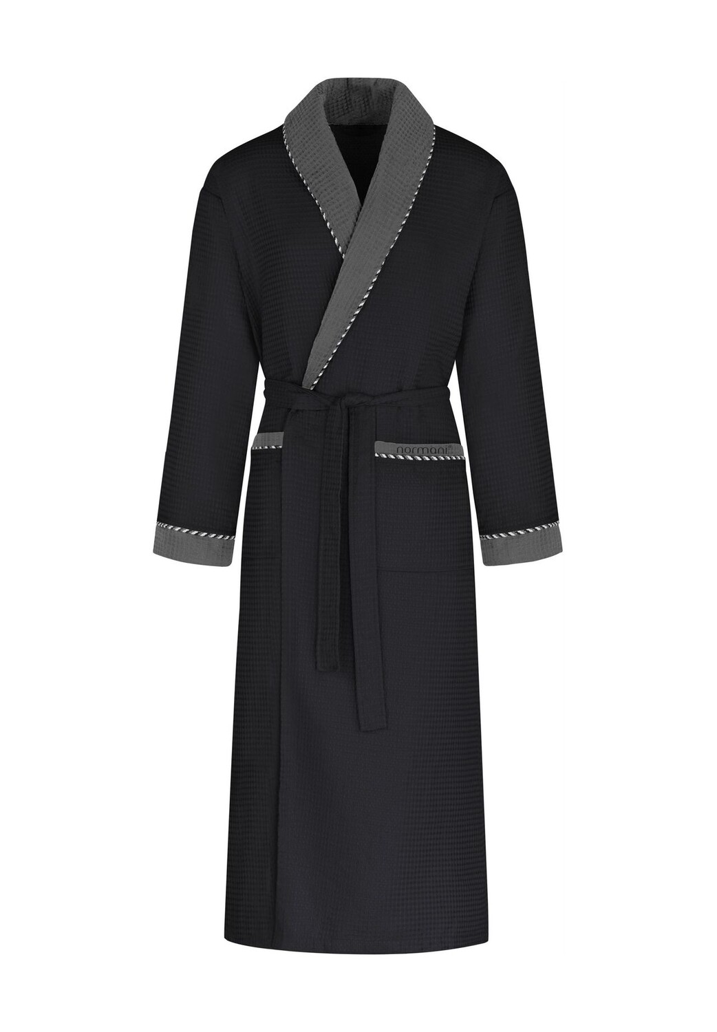 Халат мужской вафельный пике Moyo Normani, черный
Халат мужской вафельный пике Moyo Normani, черный
