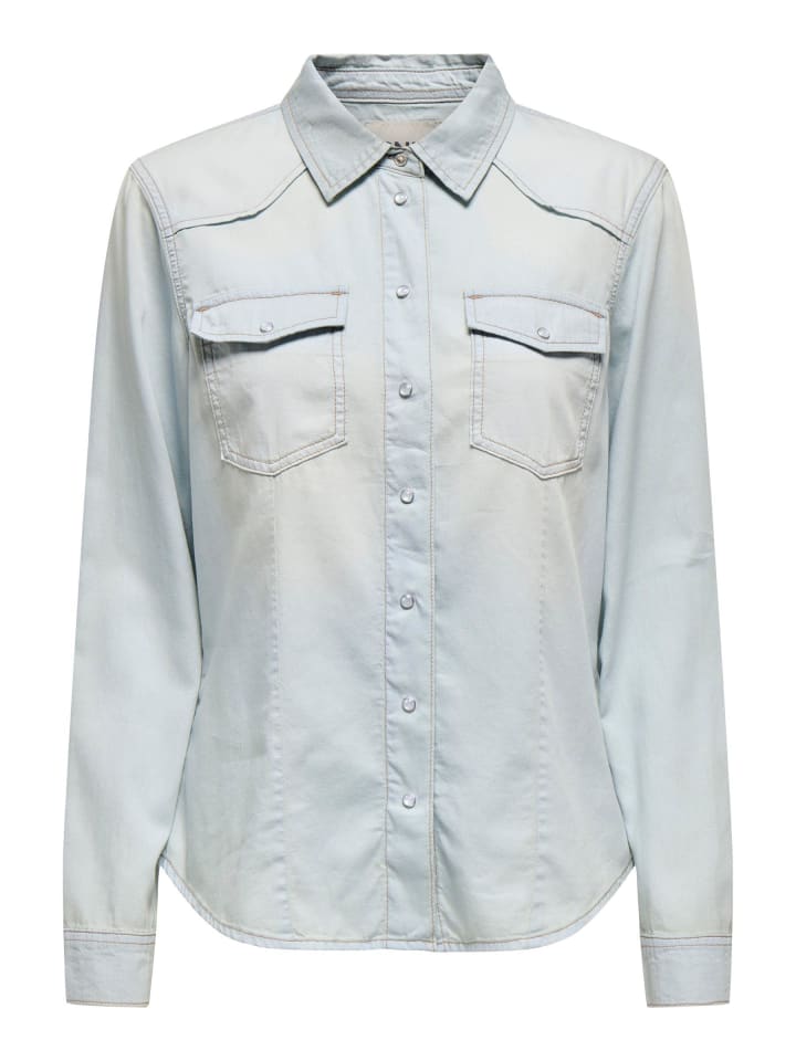 Рубашка ONLY, светло-синий деним
Рубашка ONLY, светло-синий деним