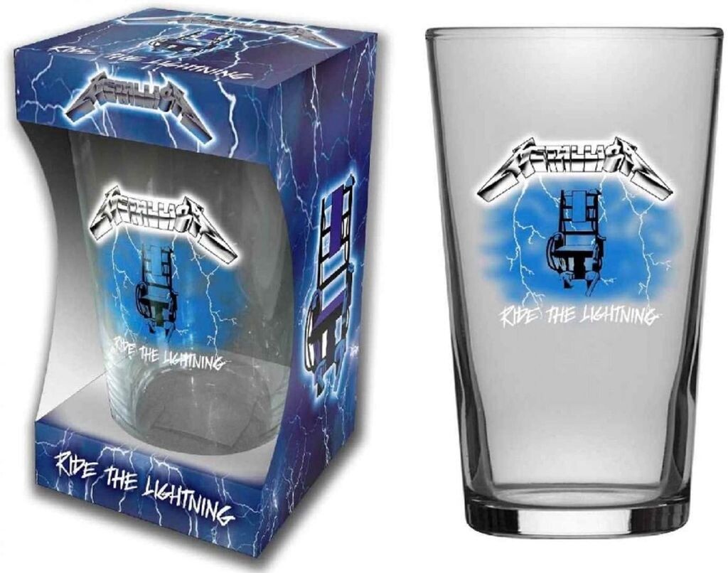 Metallica Glass Ride The Lightning Бокал для пива Бокал для лонг-дринков XL Питьевой стакан Пинтовый стакан Global Merchandising
Metallica Glass Ride The Lightning Бокал для пива Бокал для лонг-дринков XL Питьевой стакан Пинтовый стакан Global Merchandising