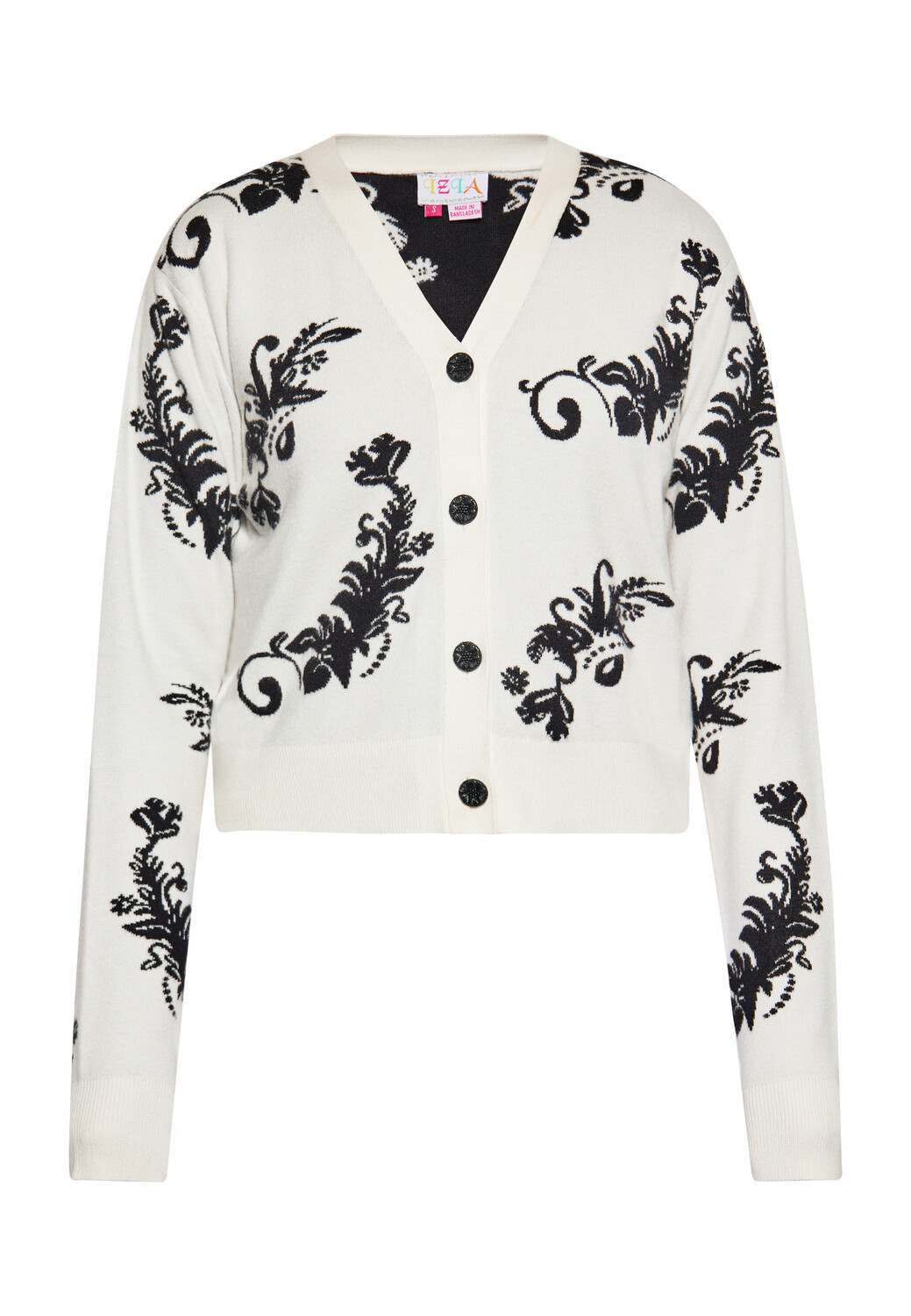 Толстовка IZIA Cardigan, белый черный
Толстовка IZIA Cardigan, белый черный