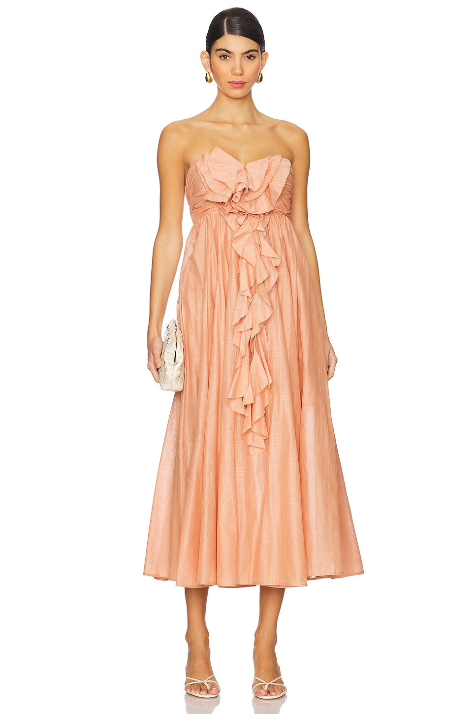 Платье макси с рюшами Acacia Zimmermann, tan
Платье макси с рюшами Acacia Zimmermann, tan