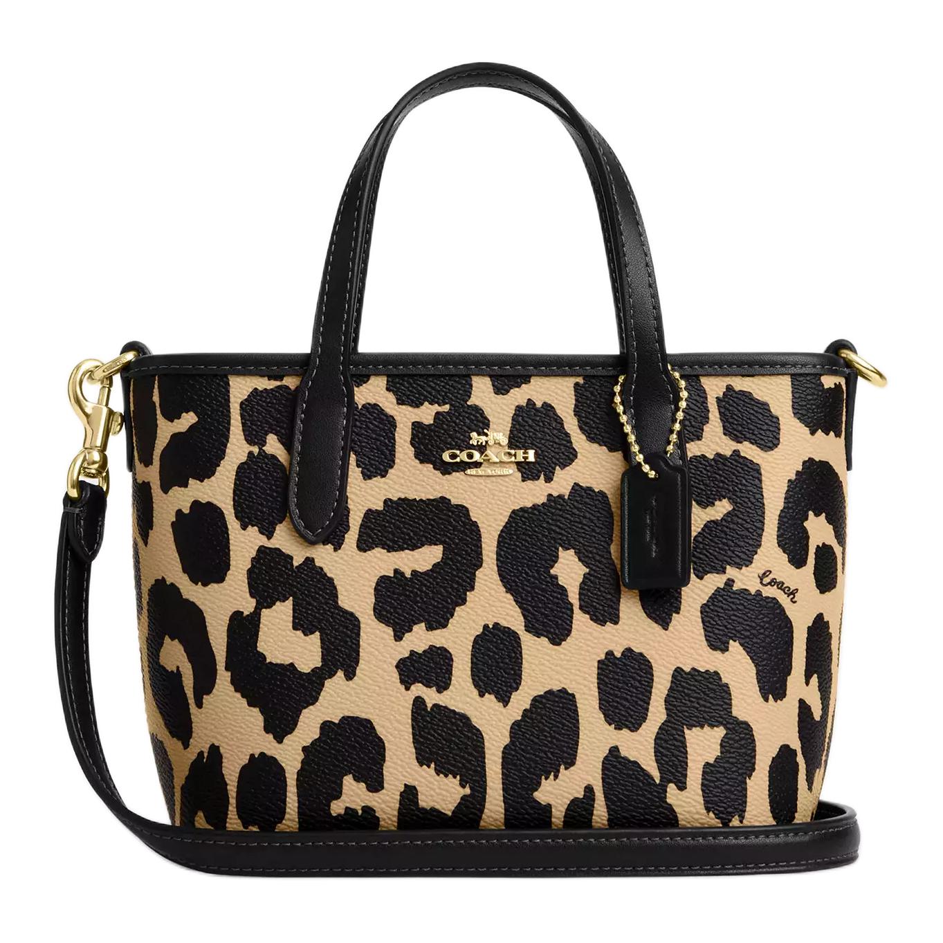 COACH Городская сумка-шопер из прорезиненного хлопка с леопардовым принтом
COACH Городская сумка-шопер из прорезиненного хлопка с леопардовым принтом
