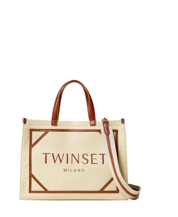 Бежевая сумка-шоппер для современных женщин Twinset, бежевый
Бежевая сумка-шоппер для современных женщин Twinset, бежевый