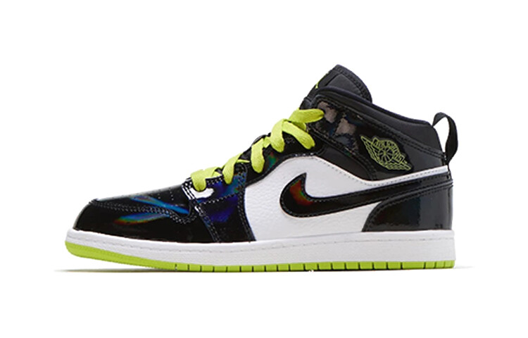 Кроссовки Jordan 1 Mid PS Black Cyber 
Кроссовки Jordan 1 Mid PS Black Cyber