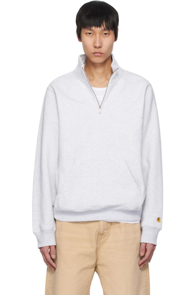 Серая толстовка с застежкой-молнией и воротником-стойкой Carhartt Work In Progress
Серая толстовка с застежкой-молнией и воротником-стойкой Carhartt Work In Progress