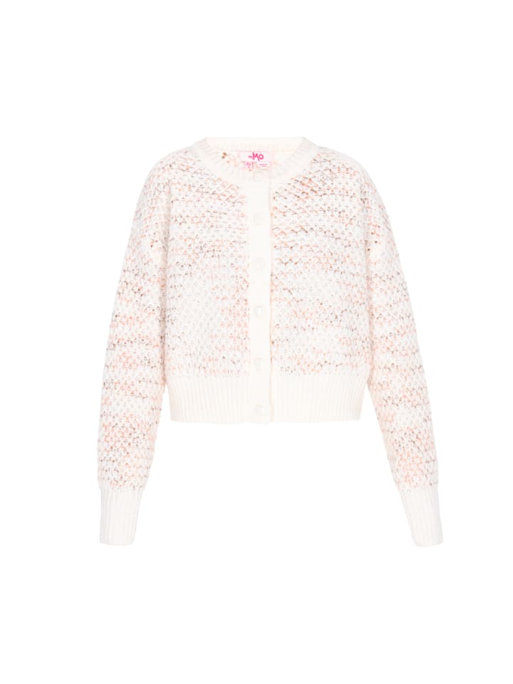 Женский кардиган цвета меланж с оттенком белого myMo
Женский кардиган цвета меланж с оттенком белого myMo