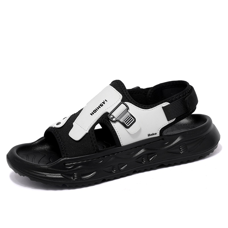 BAKE Пляжные сандалии мужские серо-белые
BAKE Пляжные сандалии мужские серо-белые