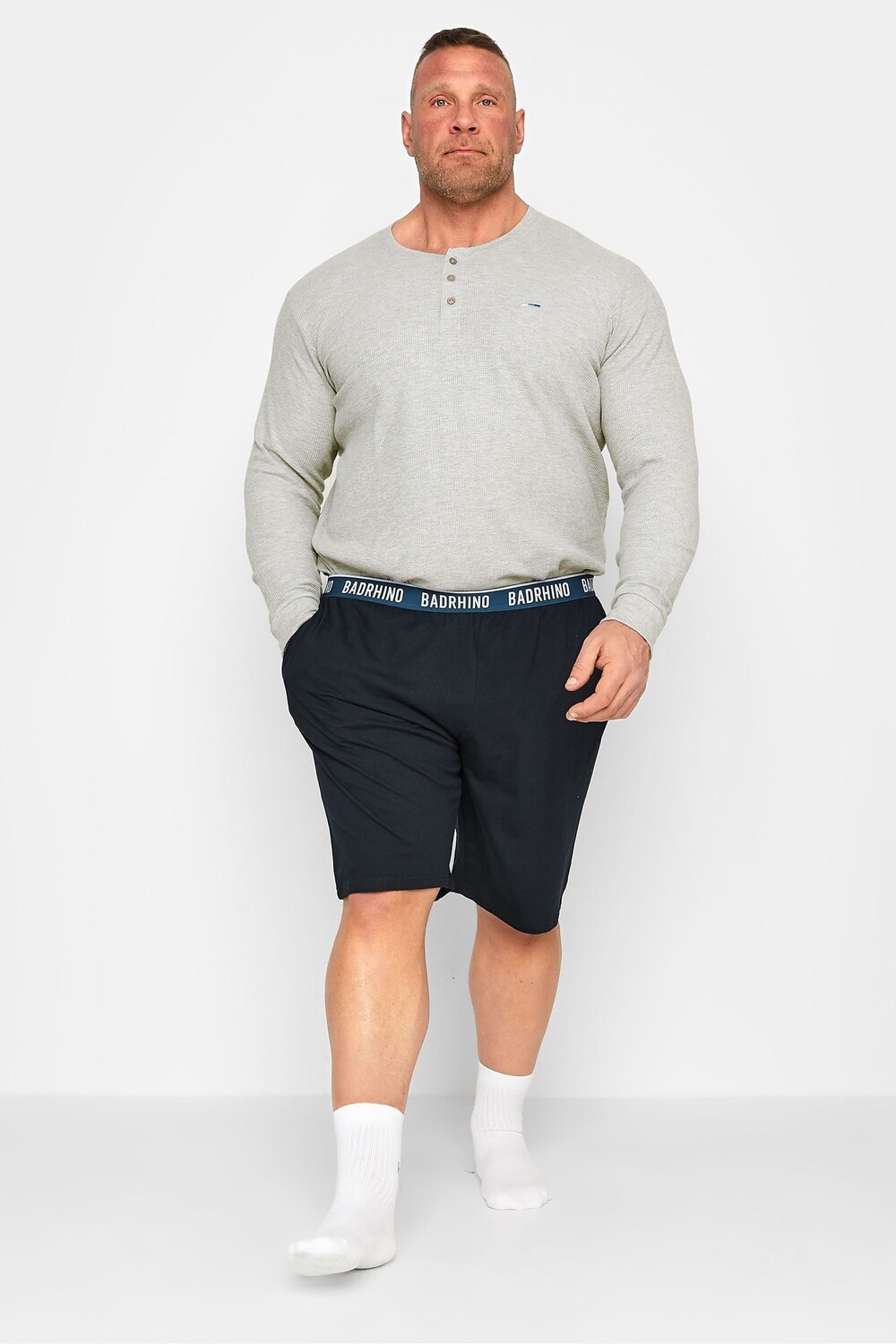 Шорты для дома из 100% хлопка Badrhino Big & Tall, синий
Шорты для дома из 100% хлопка Badrhino Big & Tall, синий