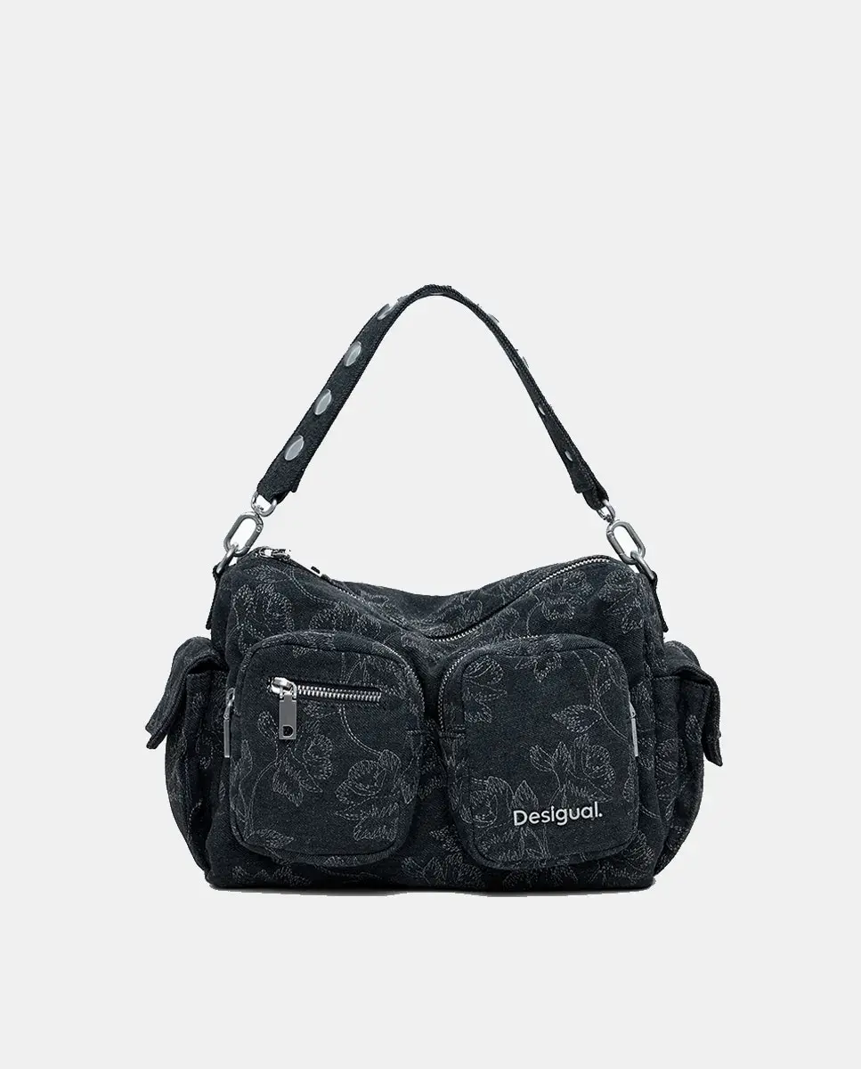 Большая сумка-шоппер с вышивкой Desigual, черный
Большая сумка-шоппер с вышивкой Desigual, черный