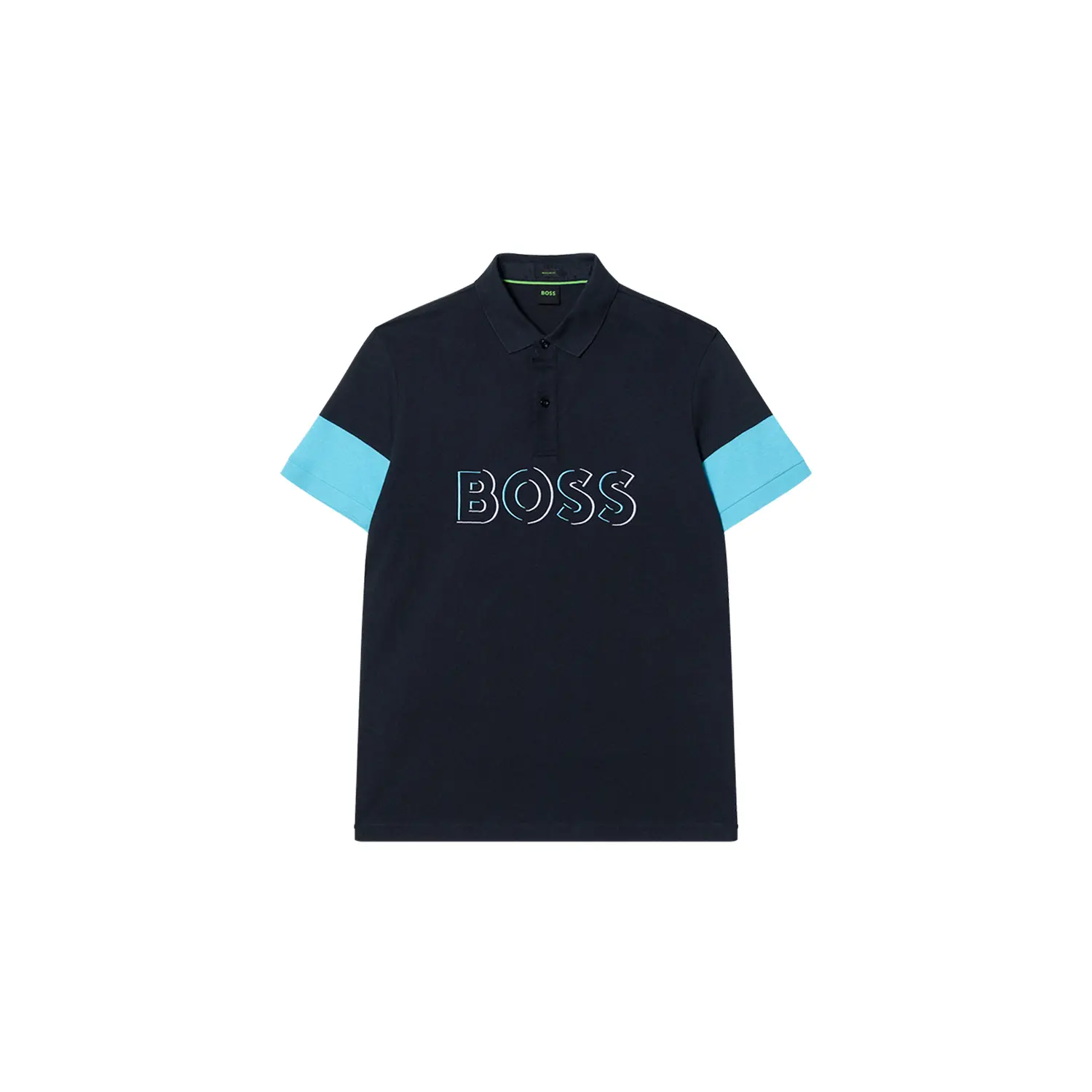 Поло с логотипом и резинкой HUGO BOSS, темно-синий
Поло с логотипом и резинкой HUGO BOSS, темно-синий