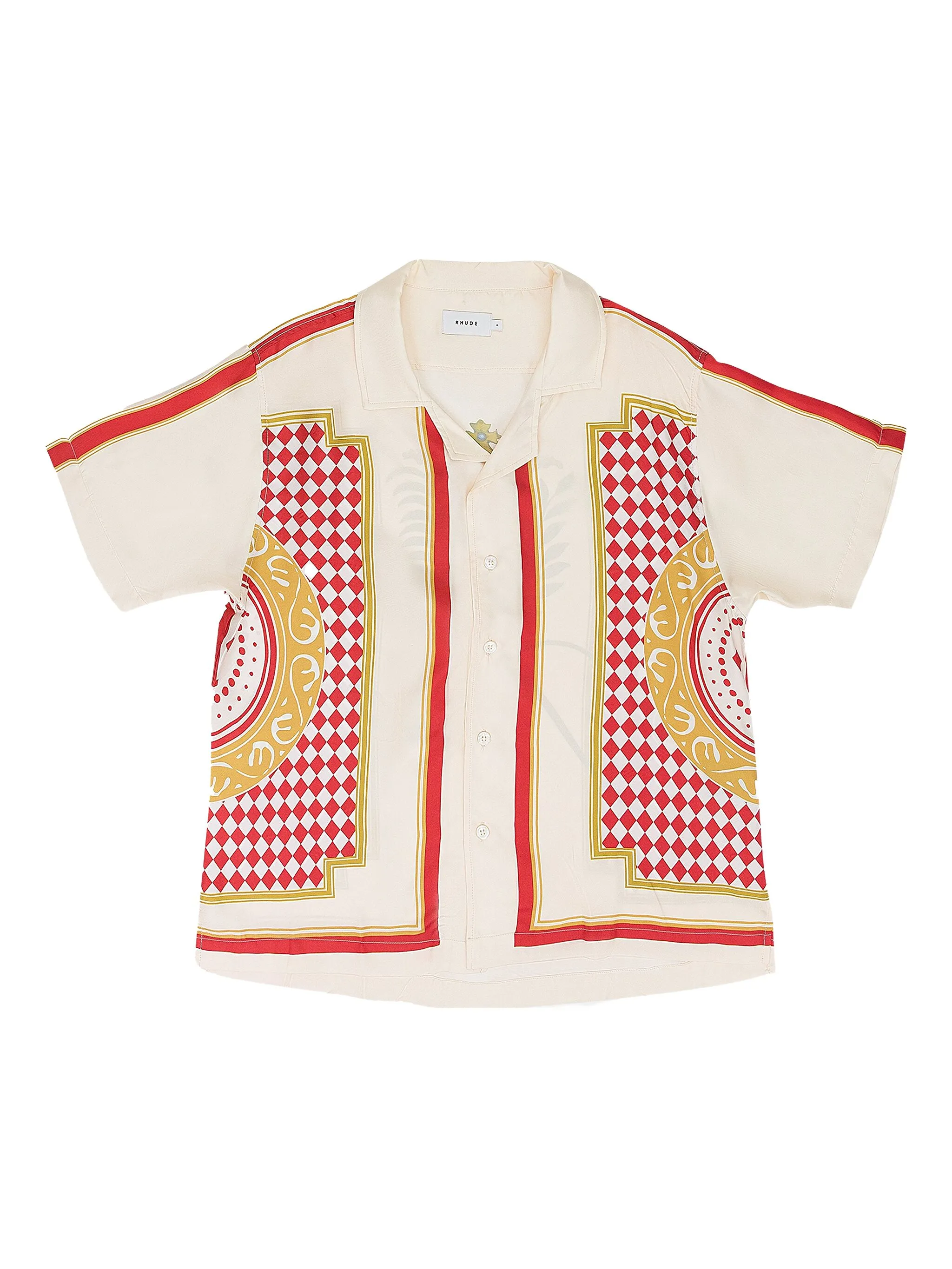 Рубашка с логотипом Rhude, кремовый
Рубашка с логотипом Rhude, кремовый